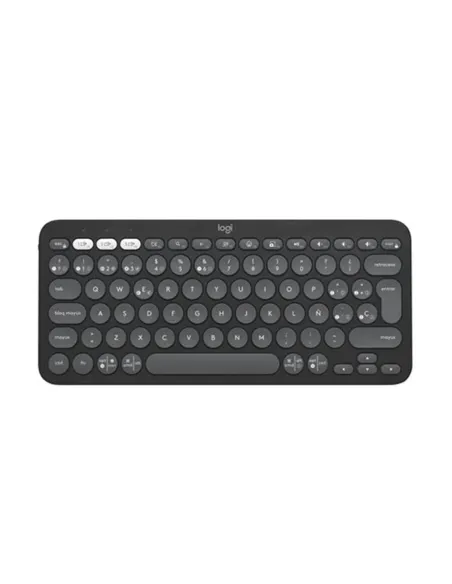 Teclado logitech pebble keys 2 k380s inalambrico grafito