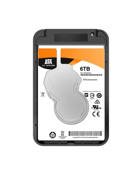 AISENS Caja Externa 2,5″ 9.5mm SATA a USB3.0 USB3.1 Gen1, Negra
