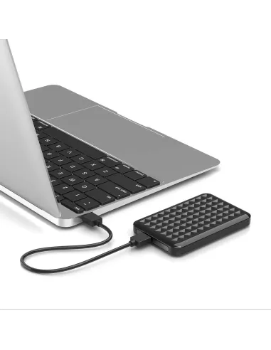 AISENS Caja Externa 2,5″ 9.5mm SATA a USB3.0 USB3.1 Gen1, Negra