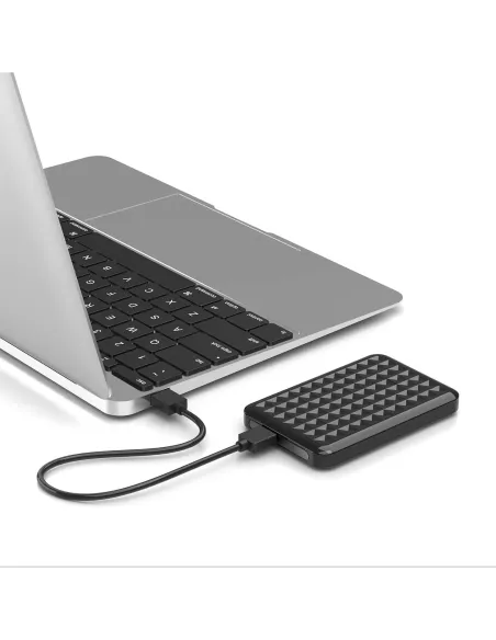AISENS Caja Externa 2,5″ 9.5mm SATA a USB3.0 USB3.1 Gen1, Negra