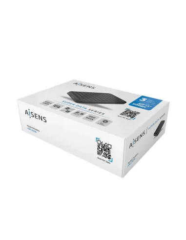 AISENS Caja Externa 2,5″ 9.5mm SATA a USB3.0 USB3.1 Gen1, Negra