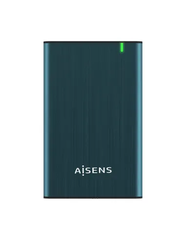 AISENS Caja Externa 2.5" ASE-2525PB 9.5 mm SATA A USB 3.0 USB 3.1 Gen1, Azul Pacifico