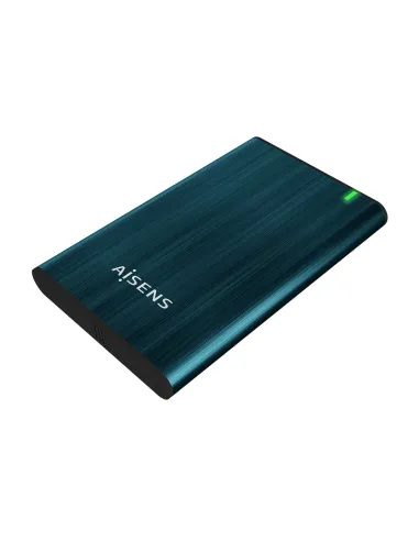AISENS Caja Externa 2.5" ASE-2525PB 9.5 mm SATA A USB 3.0 USB 3.1 Gen1, Azul Pacifico