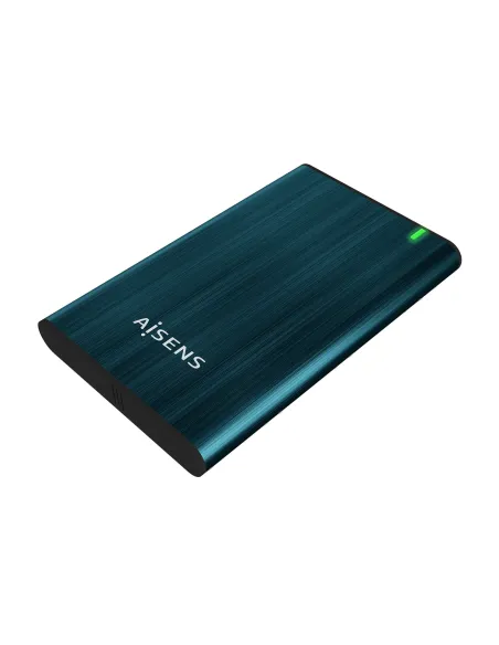 AISENS Caja Externa 2.5" ASE-2525PB 9.5 mm SATA A USB 3.0 USB 3.1 Gen1, Azul Pacifico