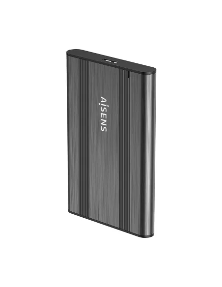 AISENS Caja Externa 2,5″ 9.5mm SATA a USB 3.0 USB3.1 Gen1, Gris