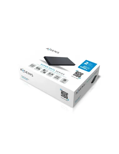 AISENS Caja externa 2,5" ASE-2530B 9.5 mm SATA a USB 3.0 USB 3.1 Gen1, Negra