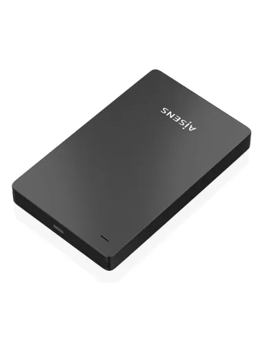 AISENS Caja Externa 2.5″ 9.5mm SATA a USB-C USB3.1 Gen1, Negra