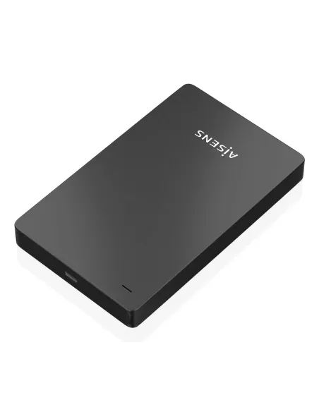 AISENS Caja Externa 2.5″ 9.5mm SATA a USB-C USB3.1 Gen1, Negra