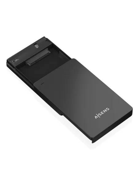 AISENS Caja Externa 2.5″ 9.5mm SATA a USB-C USB3.1 Gen1, Negra