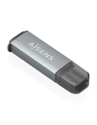 AISENS Lector De Tarjetas SD, Micro SD, MMC, Rs-MMC, MMC Micro, USB-A, Gris