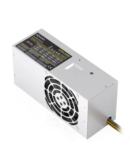 AISENS Fuente Alimentacion TFX 500W con Cable de Alimentacion OEM, Plata