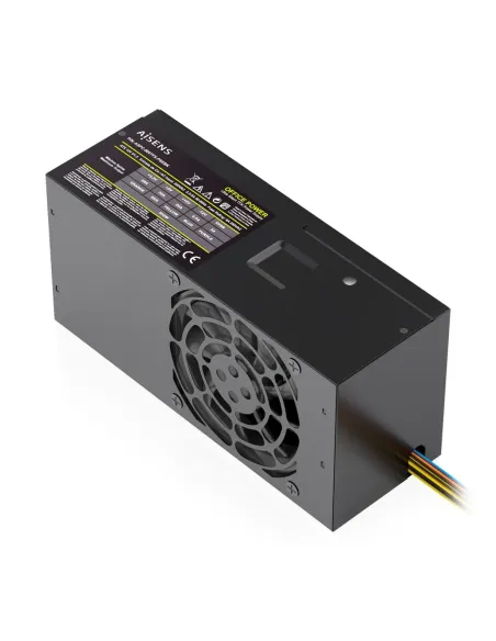 AISENS Fuente Alimentacion TFX 500W con Cable de Alimentacion OEM, Negra