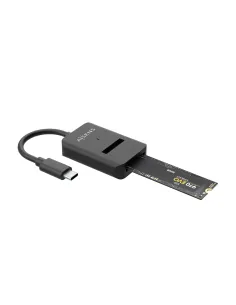 AISENS USB-C Dock M.2 (NGFF) ASUC-M2D011-BK SATA NVMe A USB3.1 Gen2, Negra 2