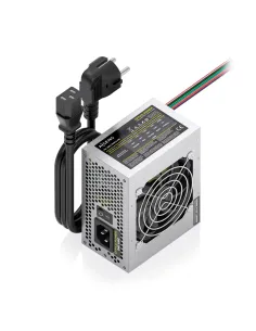 AISENS Fuente Alimentacion SFX 500W con Cable de Alimentacion OEM, Plata