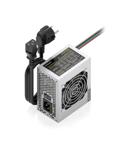 AISENS Fuente Alimentacion SFX 500W con Cable de Alimentacion OEM, Plata