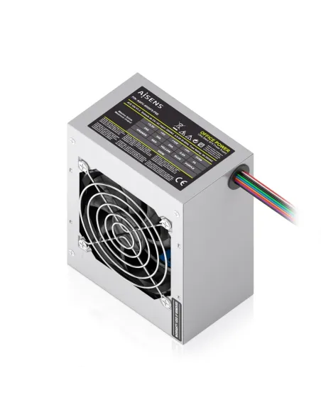 AISENS Fuente Alimentacion SFX 500W con Cable de Alimentacion OEM, Plata