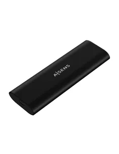 AISENS Caja Externa M.2 (NGFF) ASM2-014B SATA NVMe A USB3.1 Gen2, Negro