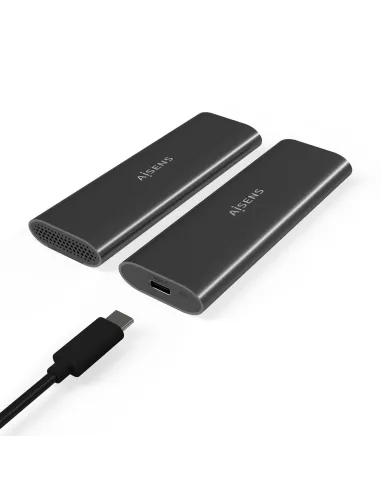 AISENS ASM2-015GR caja para disco duro externo Caja externa para unidad de estado sólido (SSD) Gris M.2