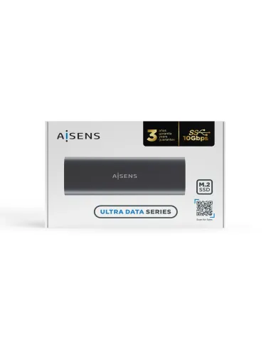 AISENS ASM2-015GR caja para disco duro externo Caja externa para unidad de estado sólido (SSD) Gris M.2
