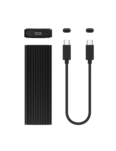 AISENS Caja Externa M.2 (NGFF) ASM2-022B NVMe A USB3.2 Gen2, Negra