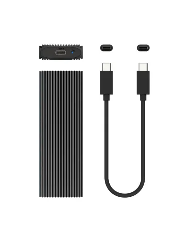 AISENS Caja Externa M.2 (NGFF) ASM2-023GR NVMe A USB3.2 Gen2, Gris