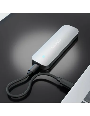 AISENS Caja Externa M.2 (NGFF) ASM2-025SL NVMe a USB3.2 Gen2, Plata