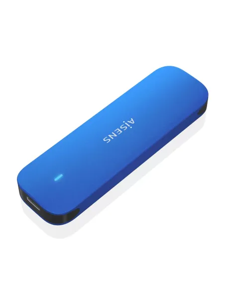 AISENS ASM2-026BLU caja para disco duro externo Caja externa para unidad de estado sólido (SSD) Azul M.2