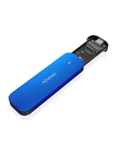AISENS ASM2-026BLU caja para disco duro externo Caja externa para unidad de estado sólido (SSD) Azul M.2
