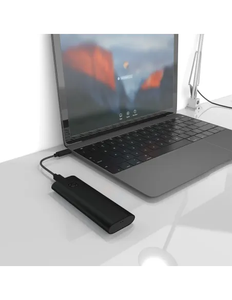 AISENS Caja Externa M.2 (NGFF) ASM2-020B NVMe a USB3.2 GEN2, Negra