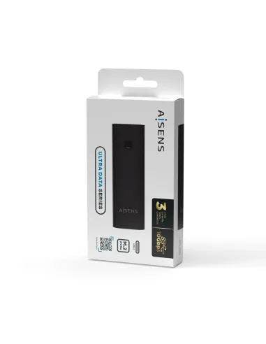 AISENS Caja Externa M.2 (NGFF) ASM2-020B NVMe a USB3.2 GEN2, Negra