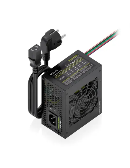 AISENS Fuente Alimentacion SFX 500W con Cable de Alimentacion OEM, Negra