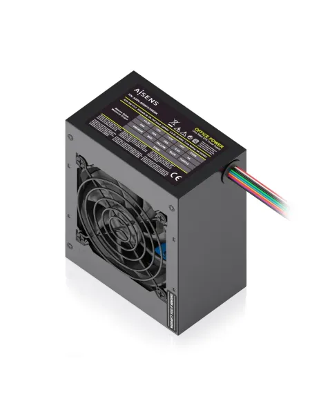 AISENS Fuente Alimentacion SFX 500W con Cable de Alimentacion OEM, Negra