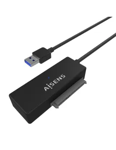 AISENS Adaptador ASE-35A01B SATA a USB-A USB 3.0 USB3.1 GEN1 para Discos Duros 2.5″ y 3.5″ con Alimentador, Negro 2