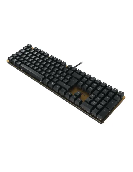 CHERRY KC 200 MX teclado Juego USB QWERTY Nórdico Negro, Bronce
