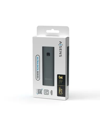 AISENS Caja Externa M.2 (NGFF) ASM2-021GR NVMe a USB3.2 GEN2, Gris