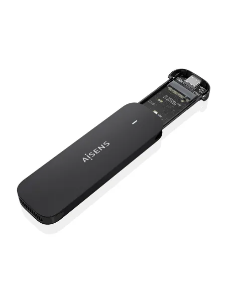 AISENS Caja Externa M.2 (NGFF) ASM2-024B NVMe a USB3.2 Gen2, Negra