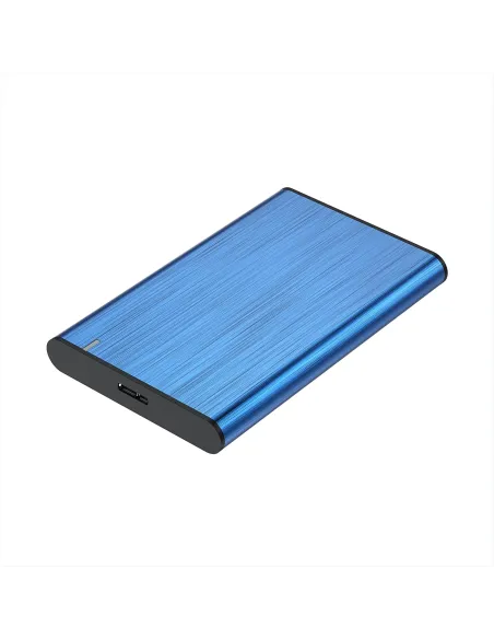 AISENS Caja Externa 2,5" ASE-2525BLU 9.5mm SATA a USB 3.0 USB3.1 Gen1, Azul