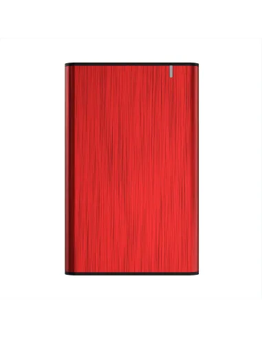 AISENS Caja Externa 2,5" ASE-2525RED 9.5mm SATA a USB 3.0 USB3.1 Gen1, Rojo