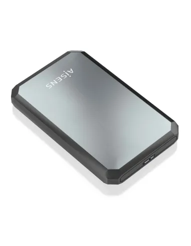 AISENS Caja externa 2.5" ASE-2529B 9.5mm SATA a USB 3.0 USB3.1 Gen1, Negro-Gris
