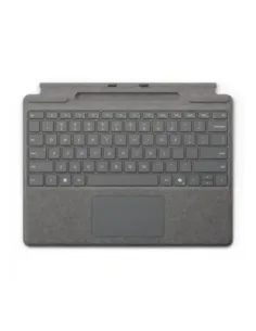 Teclado microsoft surface pro type cover + pen platino