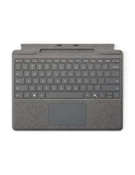 Teclado microsoft surface pro type cover + pen platino