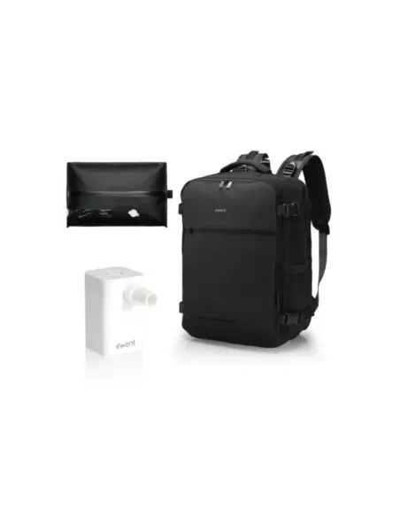 EWENT Mochila Viaje imperm. 24LCarga USB-A/C 16.1"