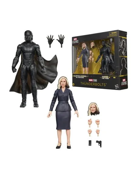 Pack 2 figuras hasbro marvel legends series thunderbolts valentina allegra de fontaine & marvel's the void