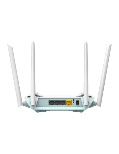D-Link EAGLE PRO AI AX1500 Smart Router router inalámbrico Gigabit Ethernet Doble banda (2,4 GHz   5 GHz) Blanco