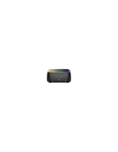 Docking conceptronic donn36b usb - c rgb doble bahia sata hdd ssd 2.5 pulgadas 3.5 pulgadas clonado offline 2xusb - a sd