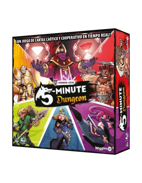 Juego de mesa 5 minute dungeon edad recomendada 8 años