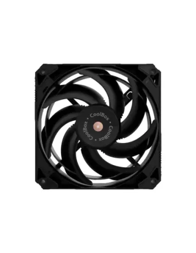 Coolbox Gaming Ventilador V12 PWM AUX 12Cm Negro