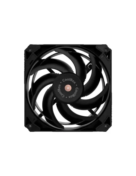 Coolbox Gaming Ventilador V12 PWM AUX 12Cm Negro