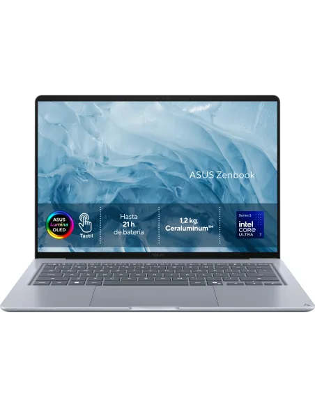 ASUS Zenbook 14 OLED UX3480AA-SU535W - Ordenador Portátil " WQXGA+ 120Hz (Intel Core Ultra 7 355, 24GB RAM, 512GB SSD,