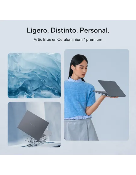 ASUS Zenbook 14 OLED UX3480AA-SU535W - Ordenador Portátil " WQXGA+ 120Hz (Intel Core Ultra 7 355, 24GB RAM, 512GB SSD,